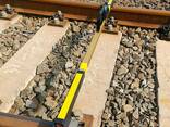 Digital switch track gauge for turnout track gauge level measuring - photo 2