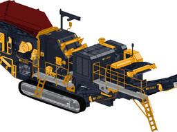 Fti-110 гусеничная роторная дробилка